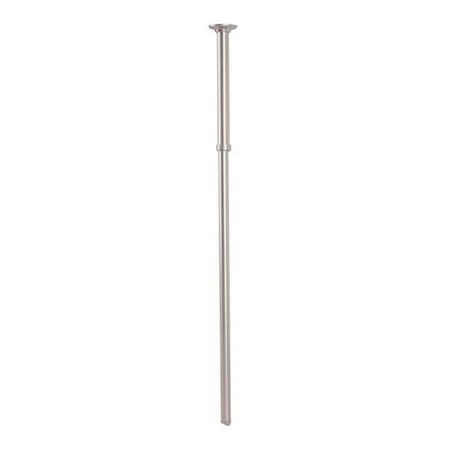 UTOPIA ALLEY Utopia Alley Rustproof L-Shaped Corner Rod Vertical Ceiling Support Bar  Nickel VS1BN